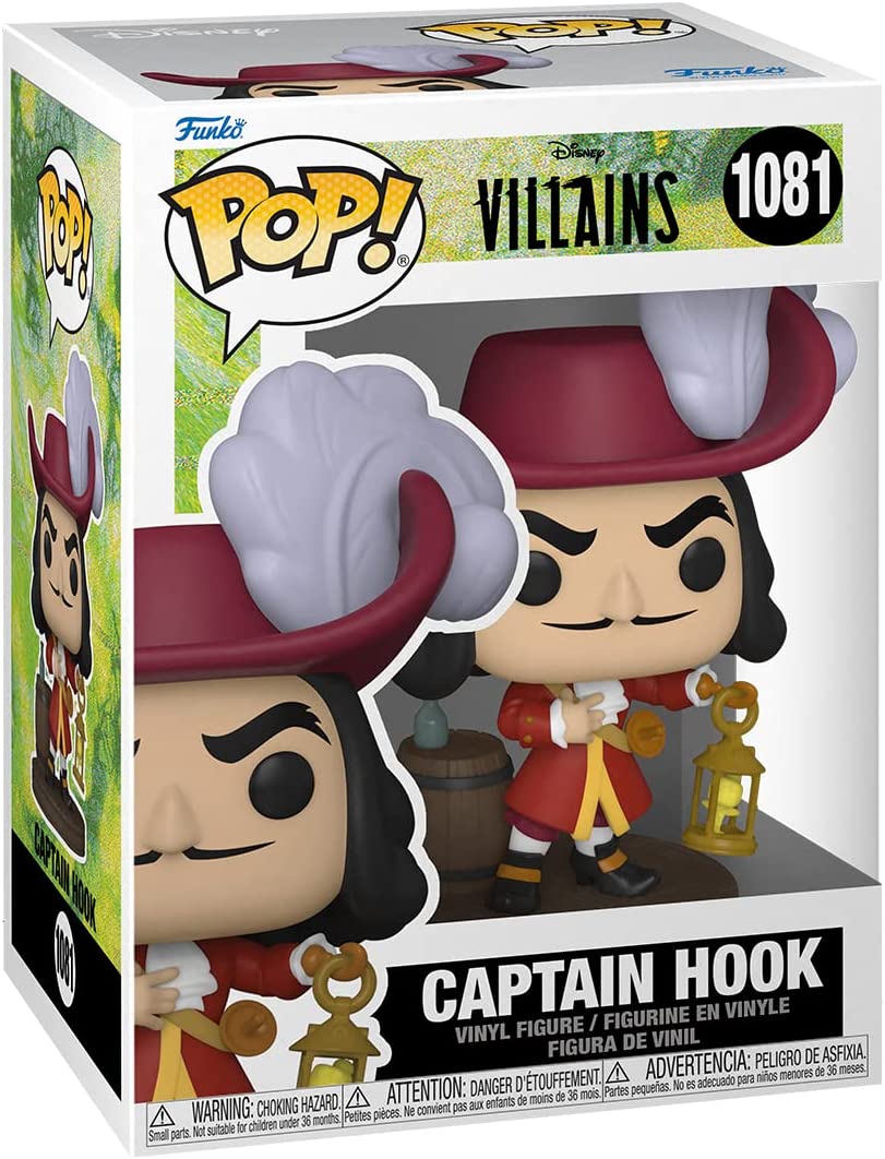 Funko POP! Disney: Villains - Captain Hook - Disney Villains - Collectable Vinyl Figure - Gift Idea - Official Merchandise - Toys For Kids & Adults - Movies Fans - Model Figure For Collectors