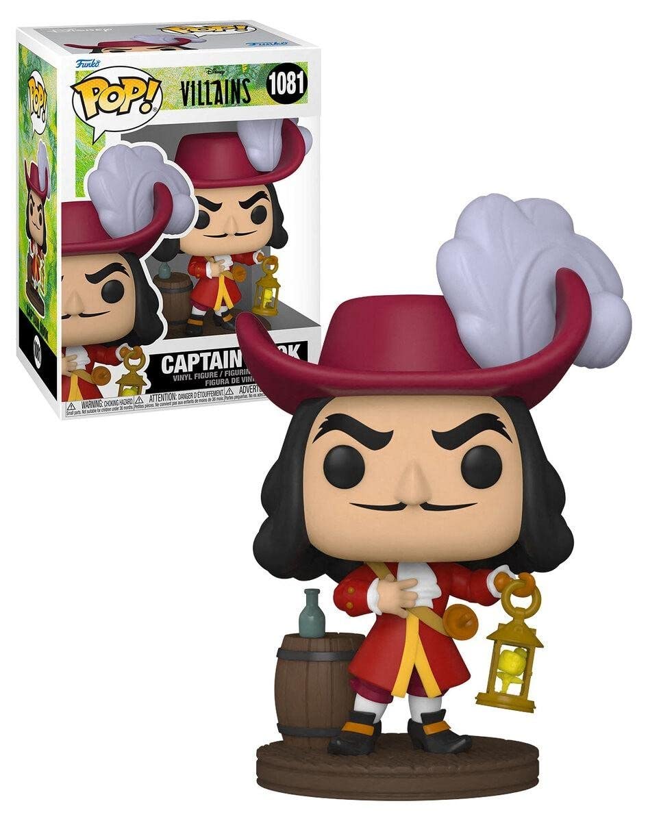 Funko POP! Disney: Villains - Captain Hook - Disney Villains - Collectable Vinyl Figure - Gift Idea - Official Merchandise - Toys For Kids & Adults - Movies Fans - Model Figure For Collectors