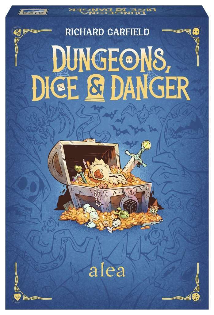 Ravensburger - Dungeons, Dice & Danger - Richard Garfield - Jeux de société - Aléa - Jeux de stratégie - Roll&Write - De 2 à 4 Joueurs à partir de 12 Ans - Mixte - 27270