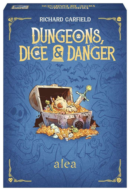 Ravensburger - Dungeons, Dice & Danger - Richard Garfield - Jeux de société - Aléa - Jeux de stratégie - Roll&Write - De 2 à 4 Joueurs à partir de 12 Ans - Mixte - 27270