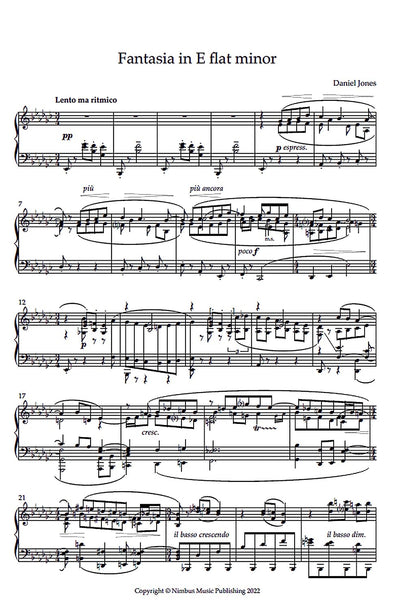 Fantasia in E-Flat Minor
