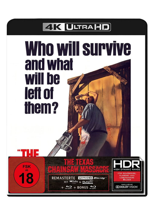 The Texas Chainsaw Massacre (4K Ultra HD Blu-ray + Blu-ray + Bonus-Blu-ray
