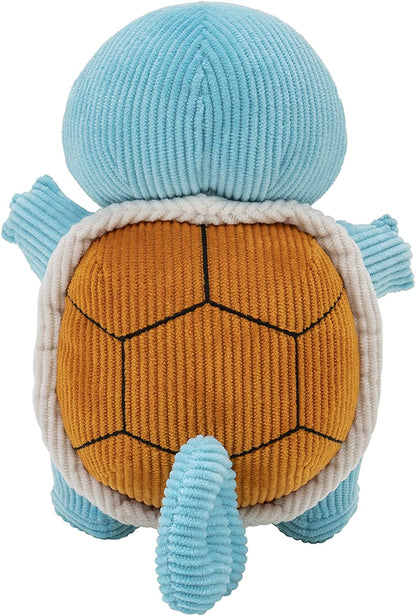 Pokemon Select Corduroy Sqirtle Plush - 8-Inch - Unique Fabric - Authentic Details, PKW2391, Multicolor