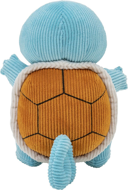 Pokemon Select Corduroy Sqirtle Plush - 8-Inch - Unique Fabric - Authentic Details, PKW2391, Multicolor