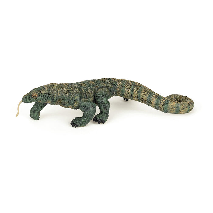 PAPO Wild Animal Kingdom Komodo Dragon Toy Figure, Green (50103)