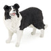 PAPO Dog and Cat Companions Border Collie Toy Figure, Black/White (54008)