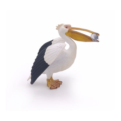 PAPO Marine Life Pelican Toy Figure, Black/White (56009)