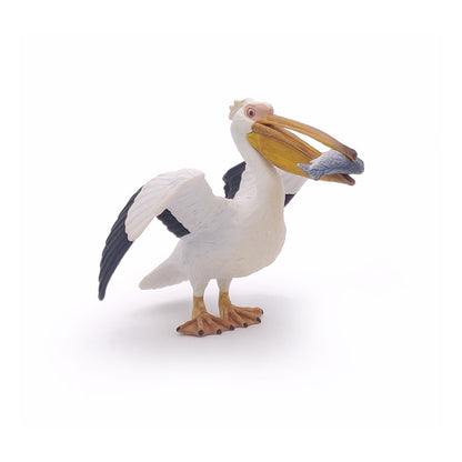 PAPO Marine Life Pelican Toy Figure, Black/White (56009)