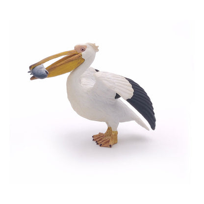 PAPO Marine Life Pelican Toy Figure, Black/White (56009)