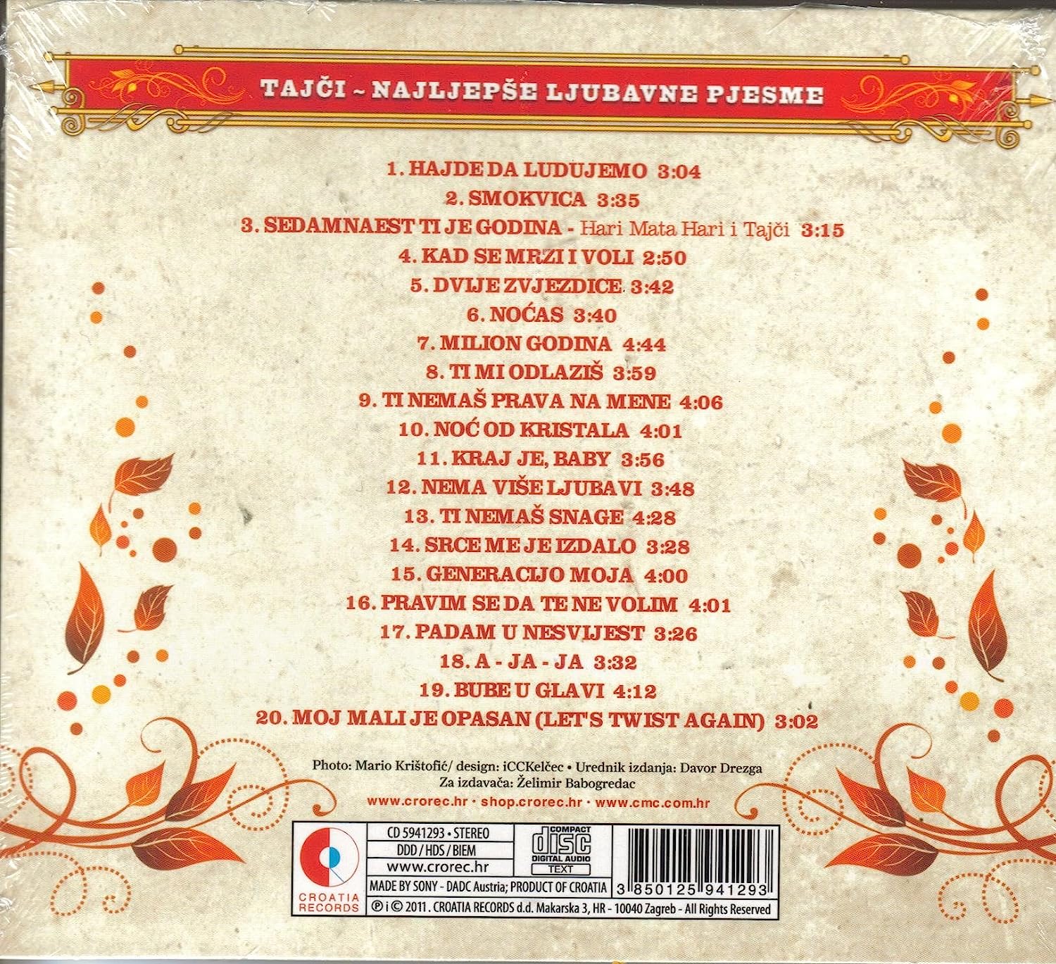 TAJCI-Najljepse Ljubavne Pjesme