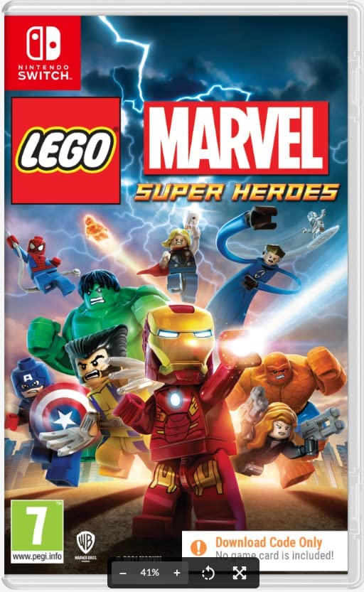 LEGO® Marvel Superheroes Nintendo Switch UK Case Bundle - Code-in-Box