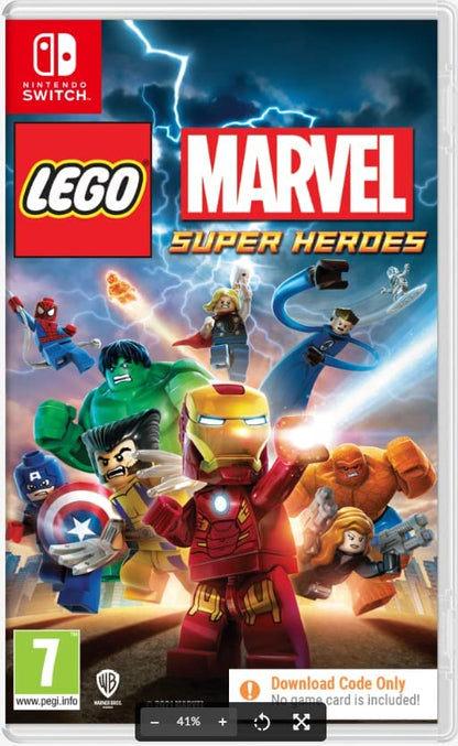 LEGO® Marvel Superheroes Nintendo Switch UK Case Bundle - Code-in-Box