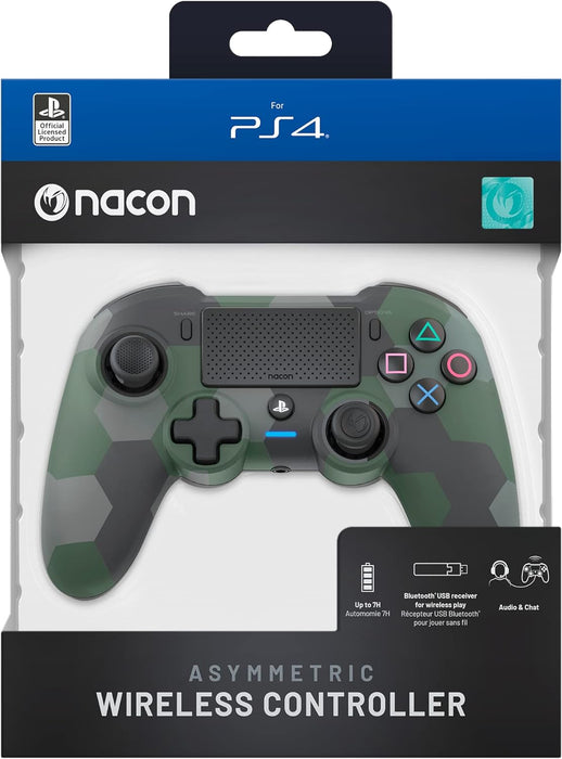 NACON Asymmetric Wireless Controller - Green Camo - (PS4