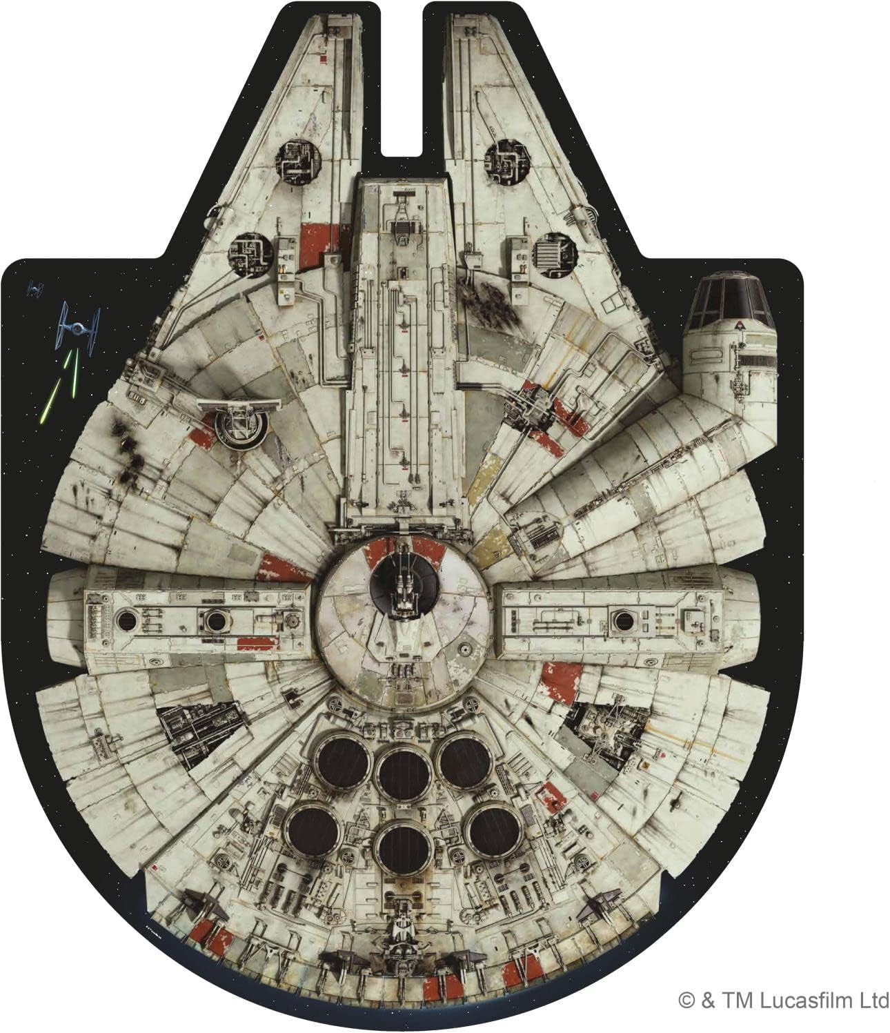 Ridley's Star Wars Millennium Falcon Double-Sided Jigsaw Puzzle, 0810073341784