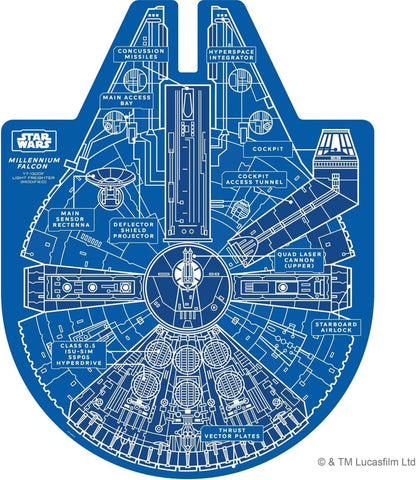 Ridley's Star Wars Millennium Falcon Double-Sided Jigsaw Puzzle, 0810073341784