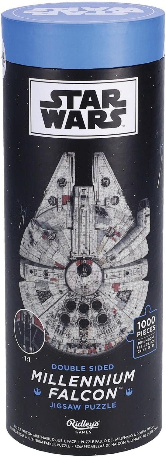 Ridley's Star Wars Millennium Falcon Double-Sided Jigsaw Puzzle, 0810073341784