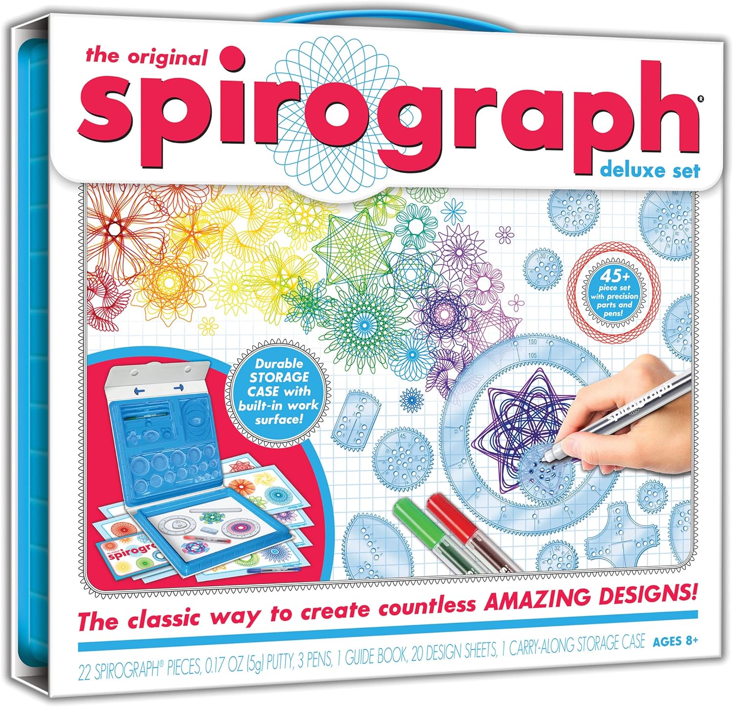 Deluxe Spirograph, Multicolor, One Size (SP302)