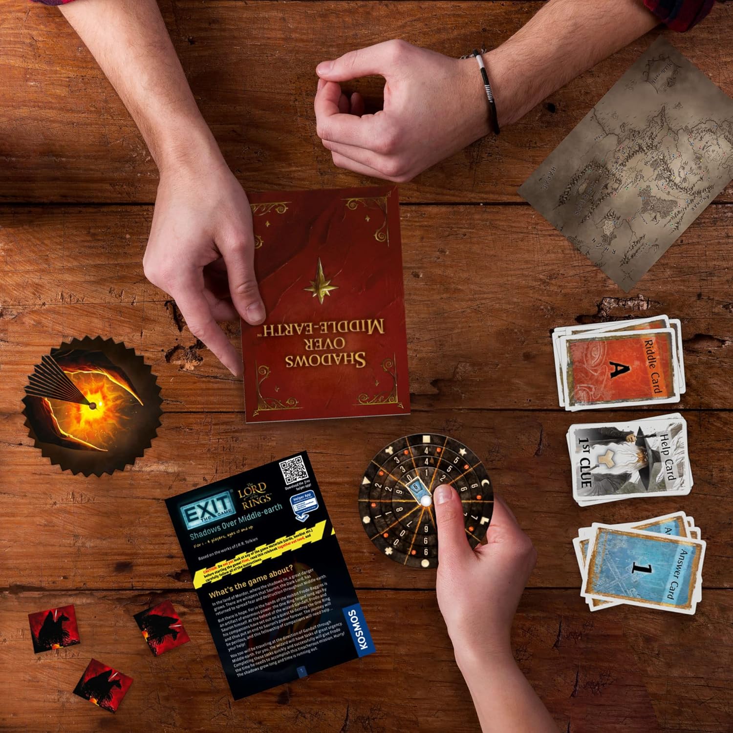 Thames & Kosmos | 692683 | EXiT: The Lord Of The Rings – Shadows Over Middle-Earth & | 692879 | EXiT: The Gate Between Worlds| Difficulty Level: 3 out of 5| Unique Escape Room Game, 1-4 Players
