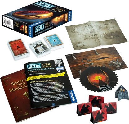Thames & Kosmos | 692683 | EXiT: The Lord Of The Rings – Shadows Over Middle-Earth & | 692879 | EXiT: The Gate Between Worlds| Difficulty Level: 3 out of 5| Unique Escape Room Game, 1-4 Players