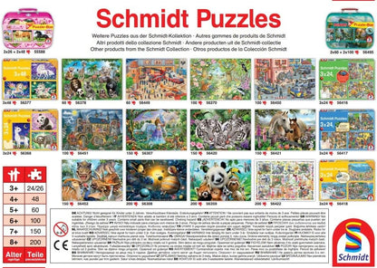 Schmidt Fairy in the Enchanted Forest Children's Jigsaw Puzzle (200-Piece), for 8 years to 18 years