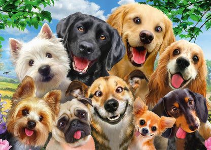 Schmidt | Dog Selfie Puzzle - 500pc | Puzzle | Ages 12+ | 1 Players