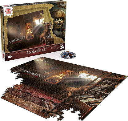 Winning Moves Puzzle Terror 1000 Piezas Annabelle - Puzles para Adultos y Niños