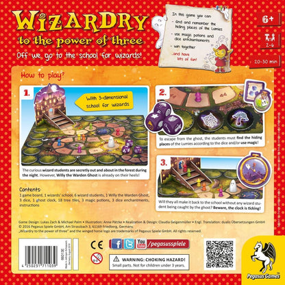 Pegasus Spiele 66013E Wizards 66013E-Wizardry to The Power of Three, Dark