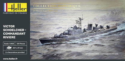 Heller 81015 VICTOR SCHOELCHER - COMMANDANT RIVIERE 1/400