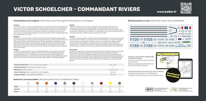 Heller 81015 VICTOR SCHOELCHER - COMMANDANT RIVIERE 1/400