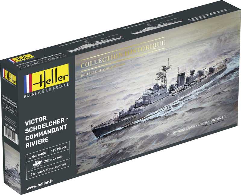 Heller 81015 VICTOR SCHOELCHER - COMMANDANT RIVIERE 1/400