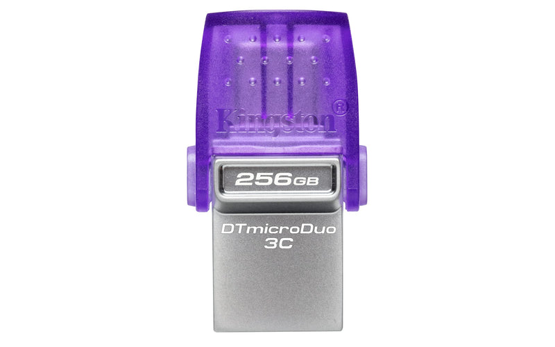 Kingston DataTraveler microDuo 3C USB Flash Drive 128GB USB Gen 3 Type-C and Type-A - DTDUO3CG3/128GB