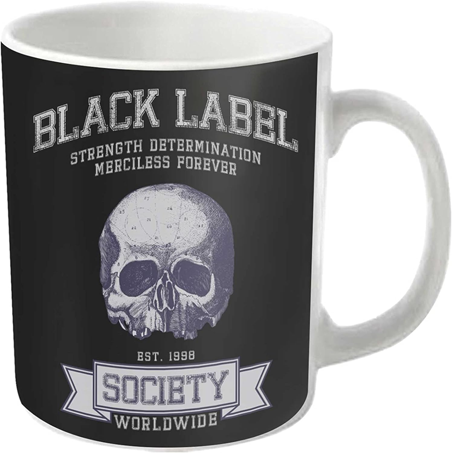 Black Label Society Mug Worldwide Band Logo Official White Boxed One Size