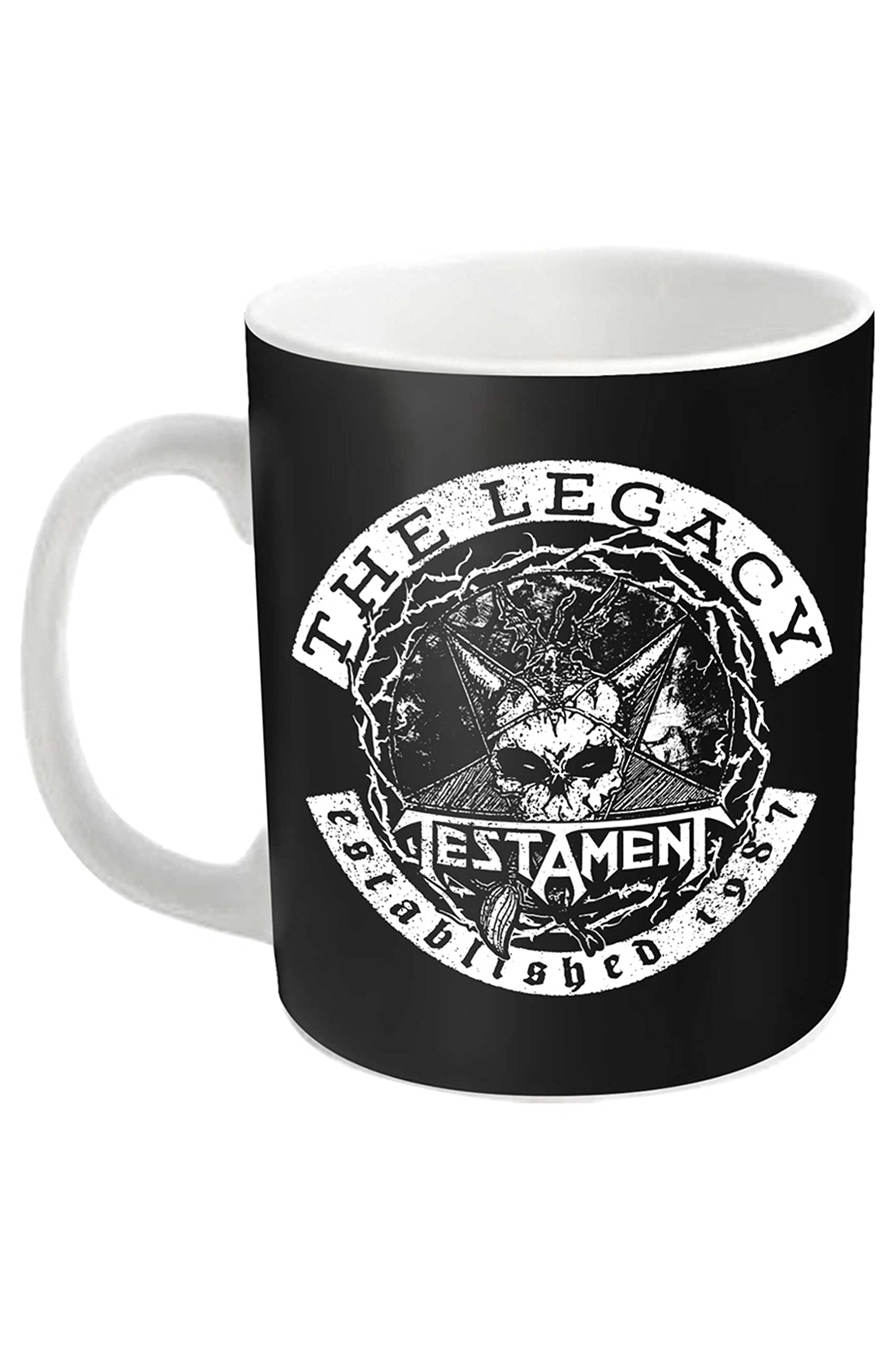 Testament Mug The Legacy (Black) Official White Boxed One Size