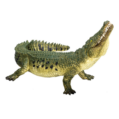 MOJO- Animal Planet Cocodrilo con mandíbula articulada, Color Verde (387162