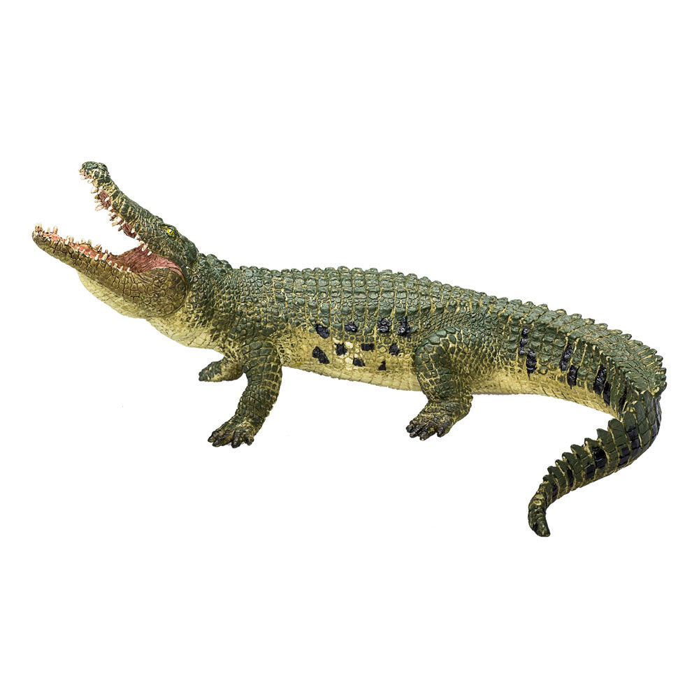 MOJO- Animal Planet Cocodrilo con mandíbula articulada, Color Verde (387162