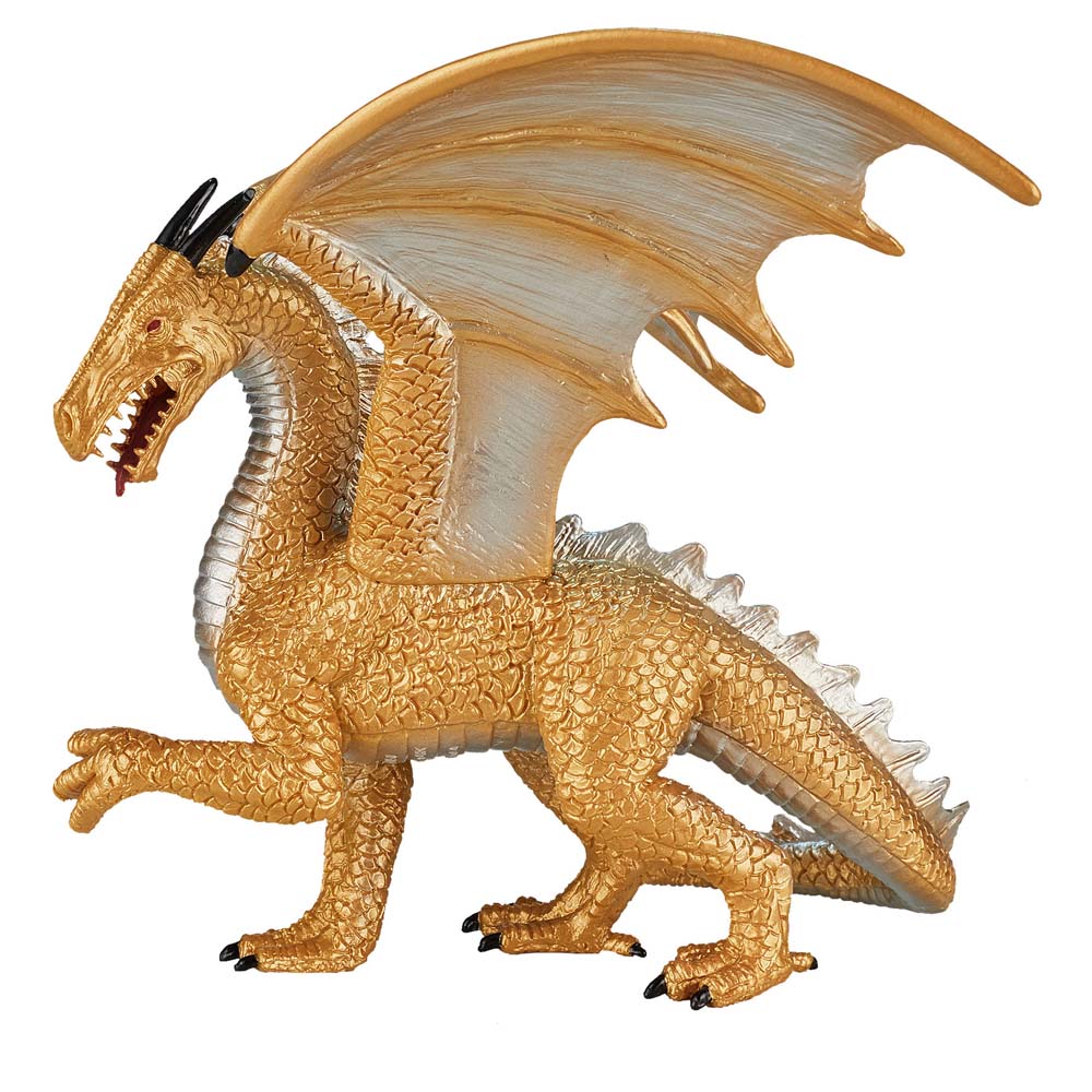 ANIMAL PLANET Mojo Fantasy Golden Dragon Toy Figure, Gold (387256)
