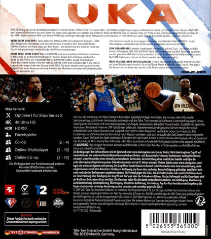 XBSX Software - NBA 2K22 XBSX