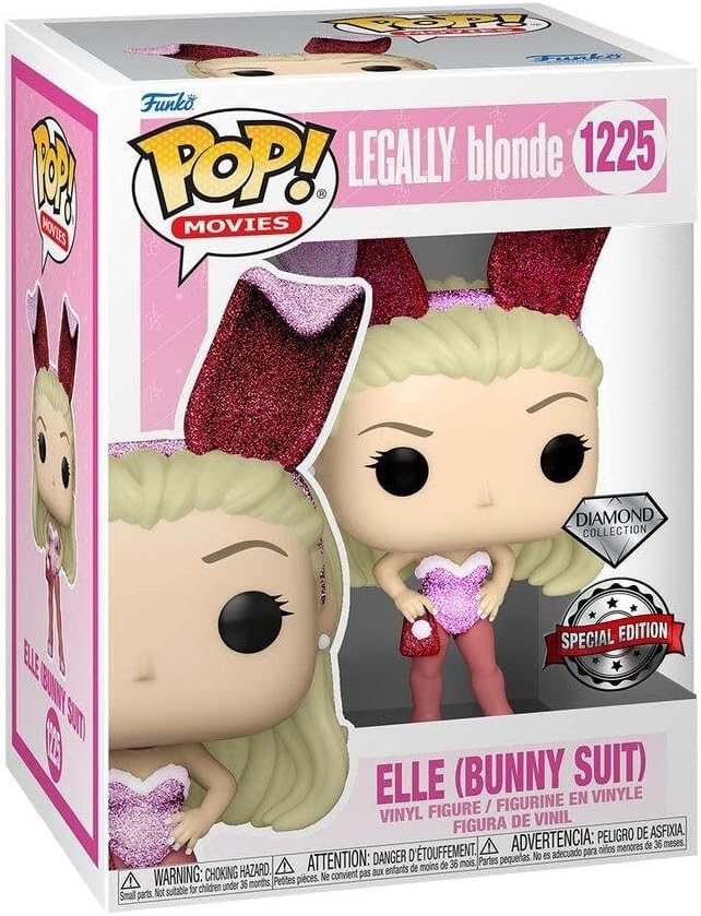 Funko POP! Movies: LegallyBlonde-ElleAsBunny - Diamond Glitter - Legally Blonde - Collectable Vinyl Figure - Gift Idea - Official Merchandise - Toys For Kids & Adults - Movies Fans