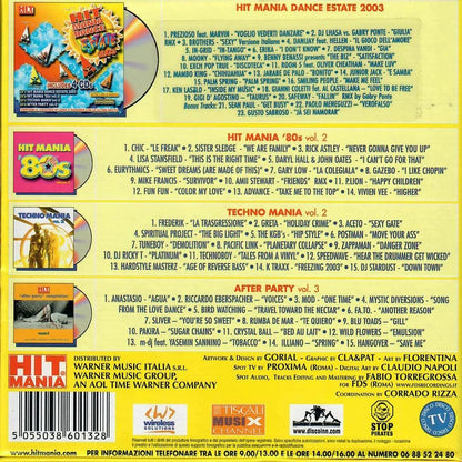 Cofanetto Hit Mania Dance 2003