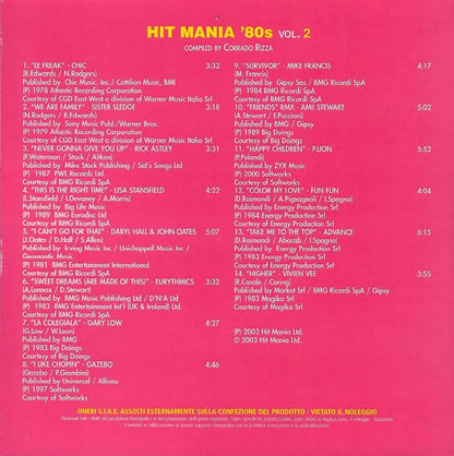 Cofanetto Hit Mania Dance 2003