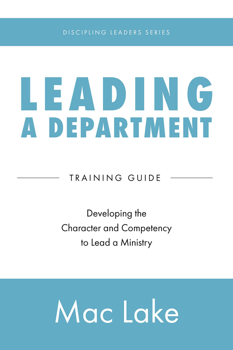 Leading a Department