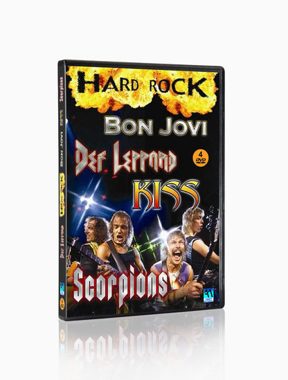 HARD ROCK - 4 DVD