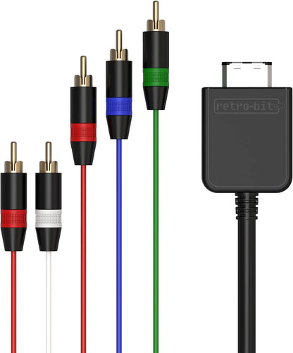 Retro-Bit Retro Prism Component Cable for Gamecube (Electronic Games
