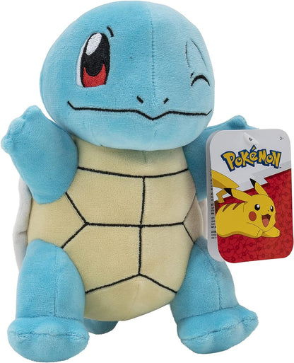 Pokémon PKW2693 Squirtle Plush, Pokemon Plush Authentic Details, Toys for Kids, Multicolor, 8 Inch