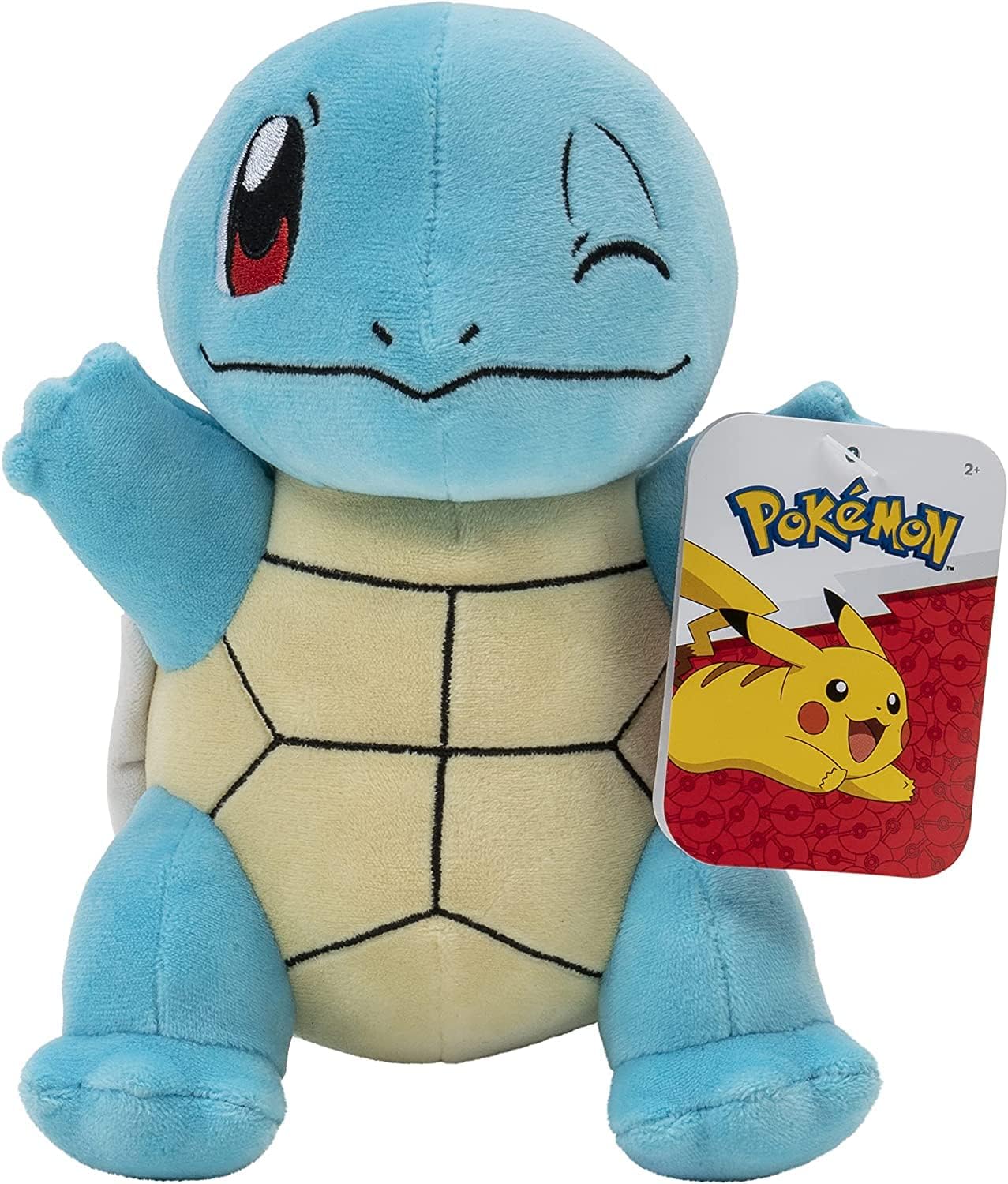 Pokémon PKW2693 Squirtle Plush, Pokemon Plush Authentic Details, Toys for Kids, Multicolor, 8 Inch