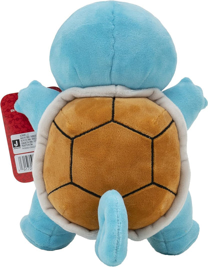 Pokémon PKW2693 Squirtle Plush, Pokemon Plush Authentic Details, Toys for Kids, Multicolor, 8 Inch