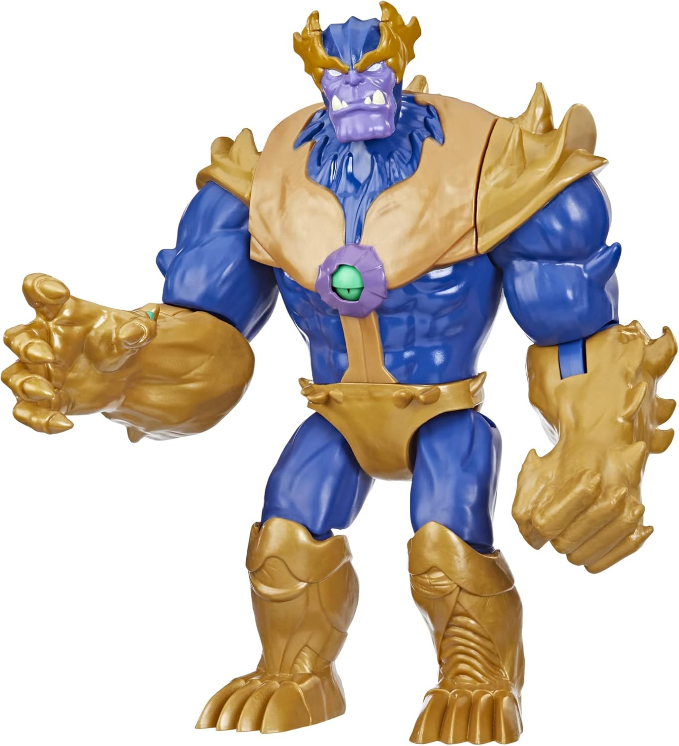 Hasbro - Marvel Classic - Avengers Mech Strike - Monster Hunters - Thanos Golpe Monstruoso - Figura Deluxe de 22,5 cm - A Partir de 4 años, F4376