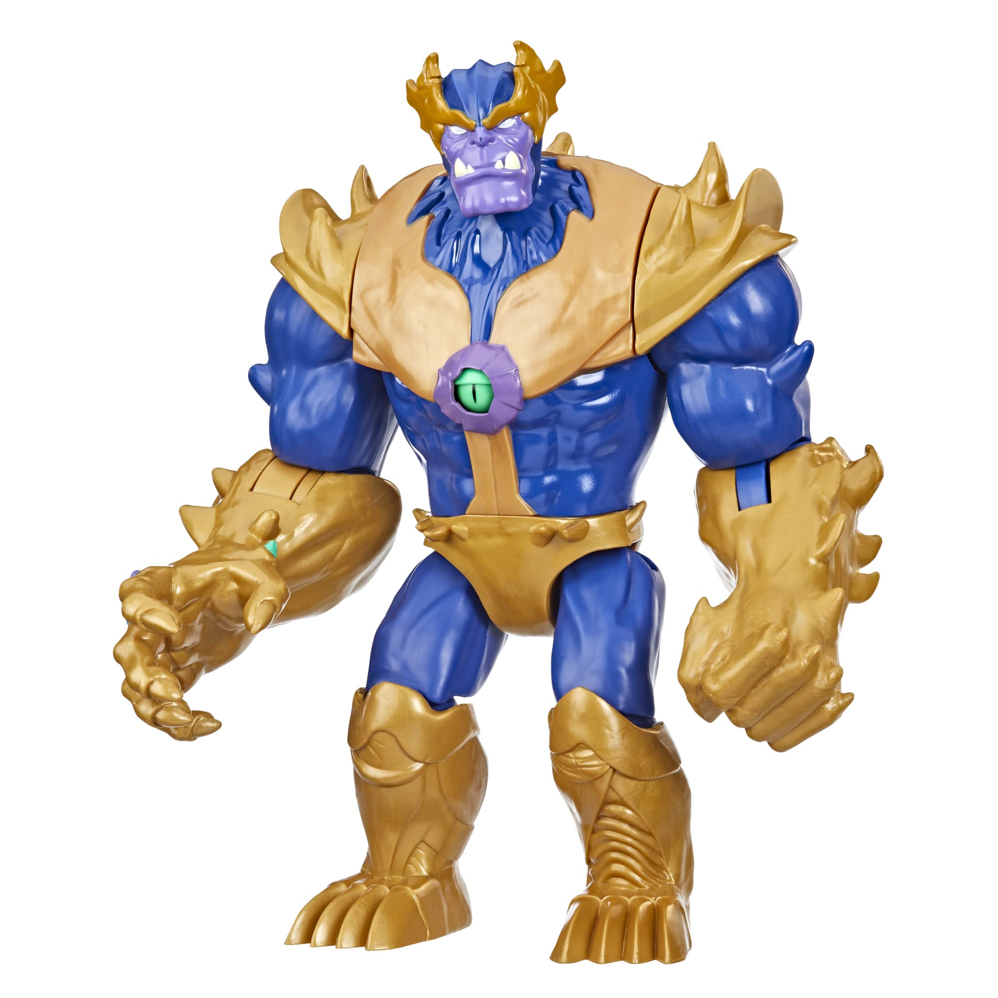 Hasbro - Marvel Classic - Avengers Mech Strike - Monster Hunters - Thanos Golpe Monstruoso - Figura Deluxe de 22,5 cm - A Partir de 4 años, F4376