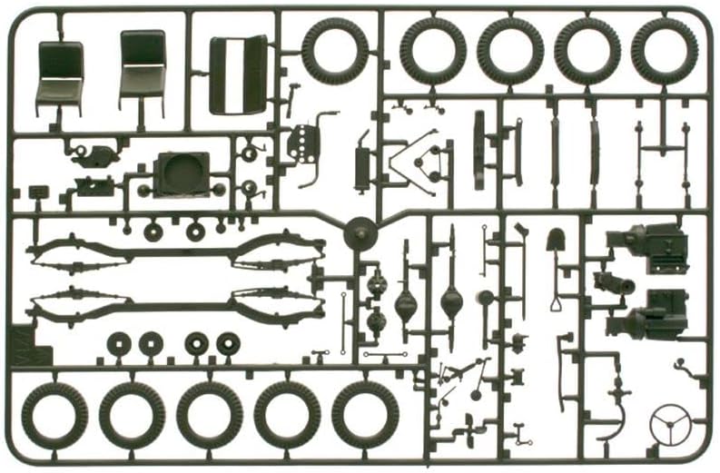 Italeri 3635 Willys Jeep MB 80th Anniversary 1:24 Model Kit