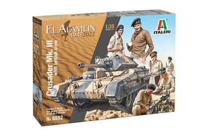 Italeri ITA6592, El Alamein Model kit, Multi-coloured